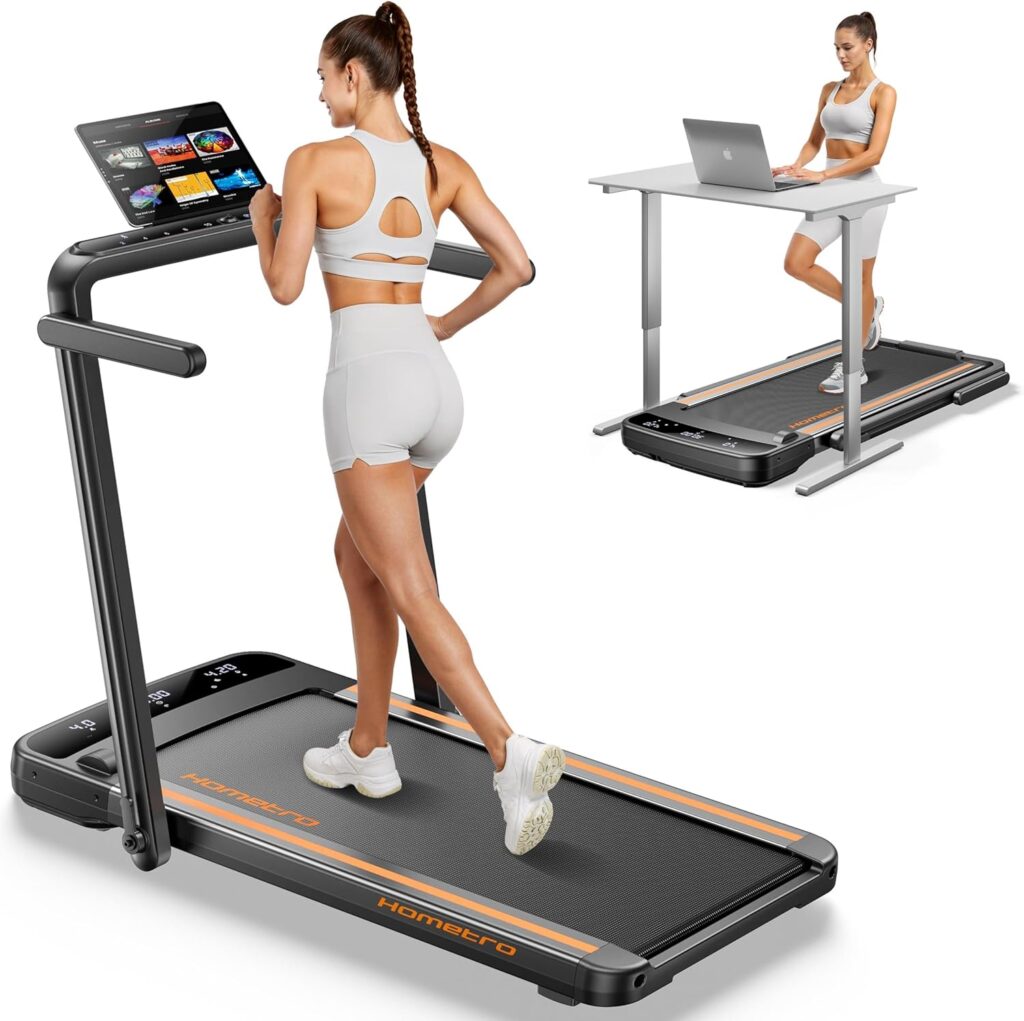 HomeTro 3.0HP Foldable Treadmill
2-in-1 Running & Walking Pad for Home or Office