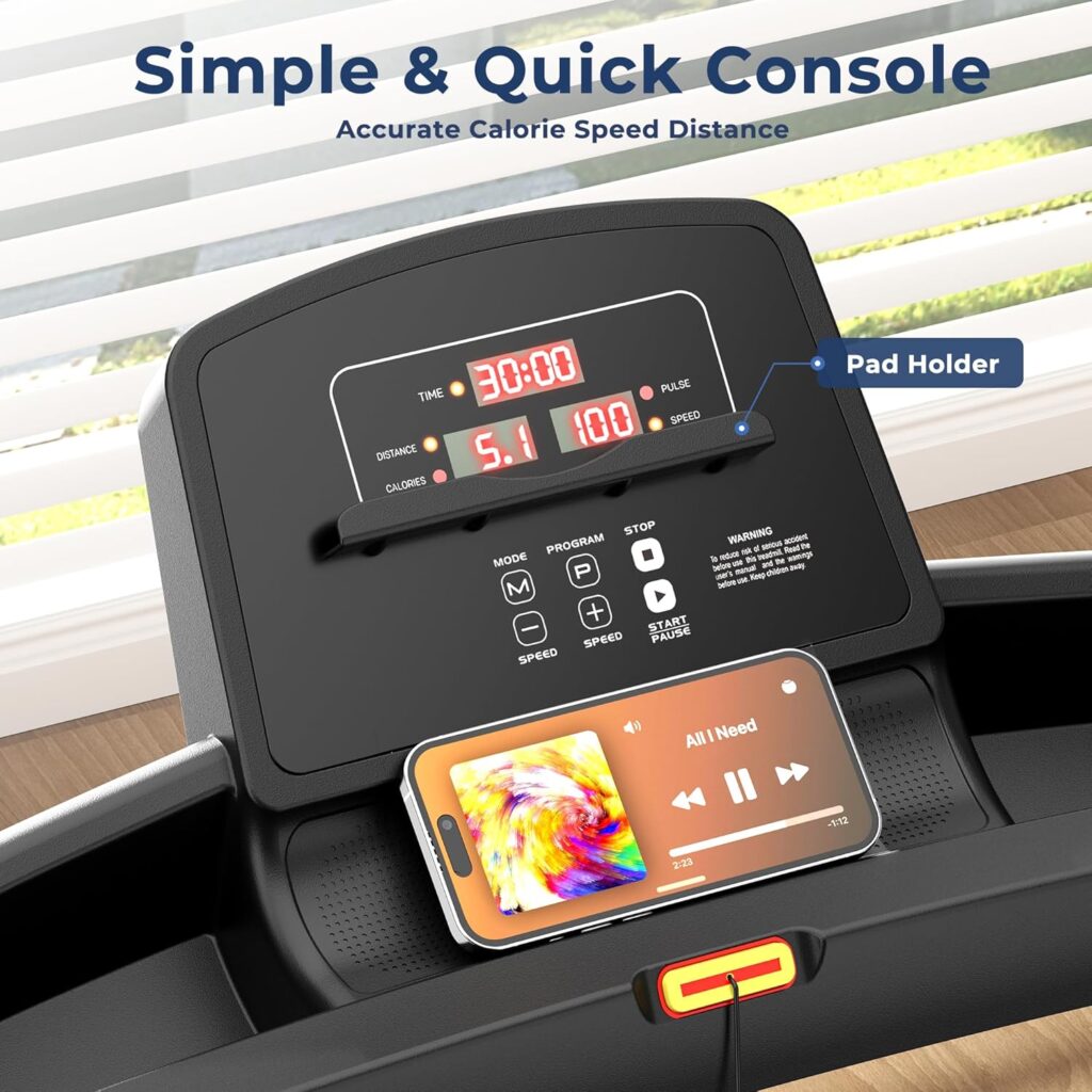 HomeTro 3.0HP Compact Treadmill Console